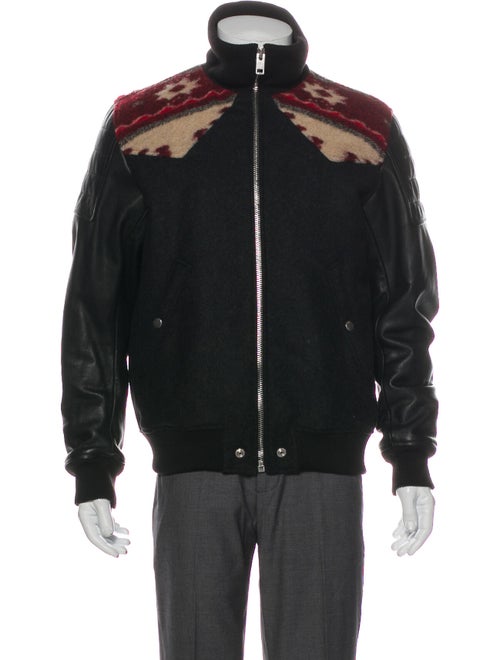 Diesel Leather Moto Jacket Black