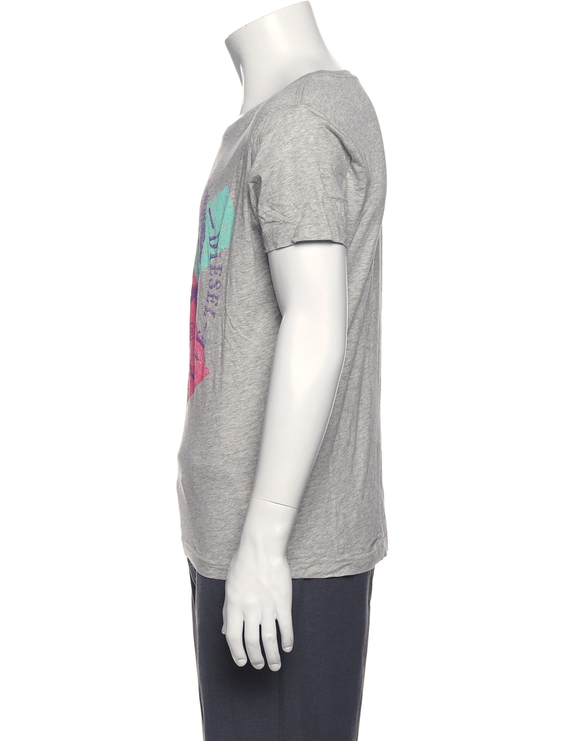 Diesel Graphic Print Crew Neck T-Shirt w/ Tags