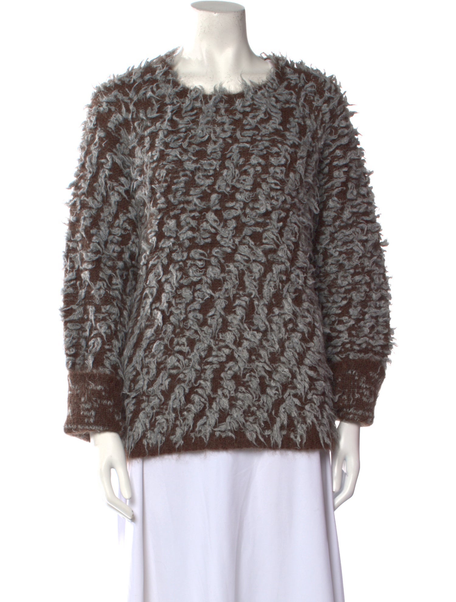 Diesel Animal Print Crew Neck Sweater w/ Tags