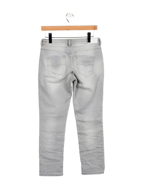 Diesel Low-Rise Straight Leg Jeans