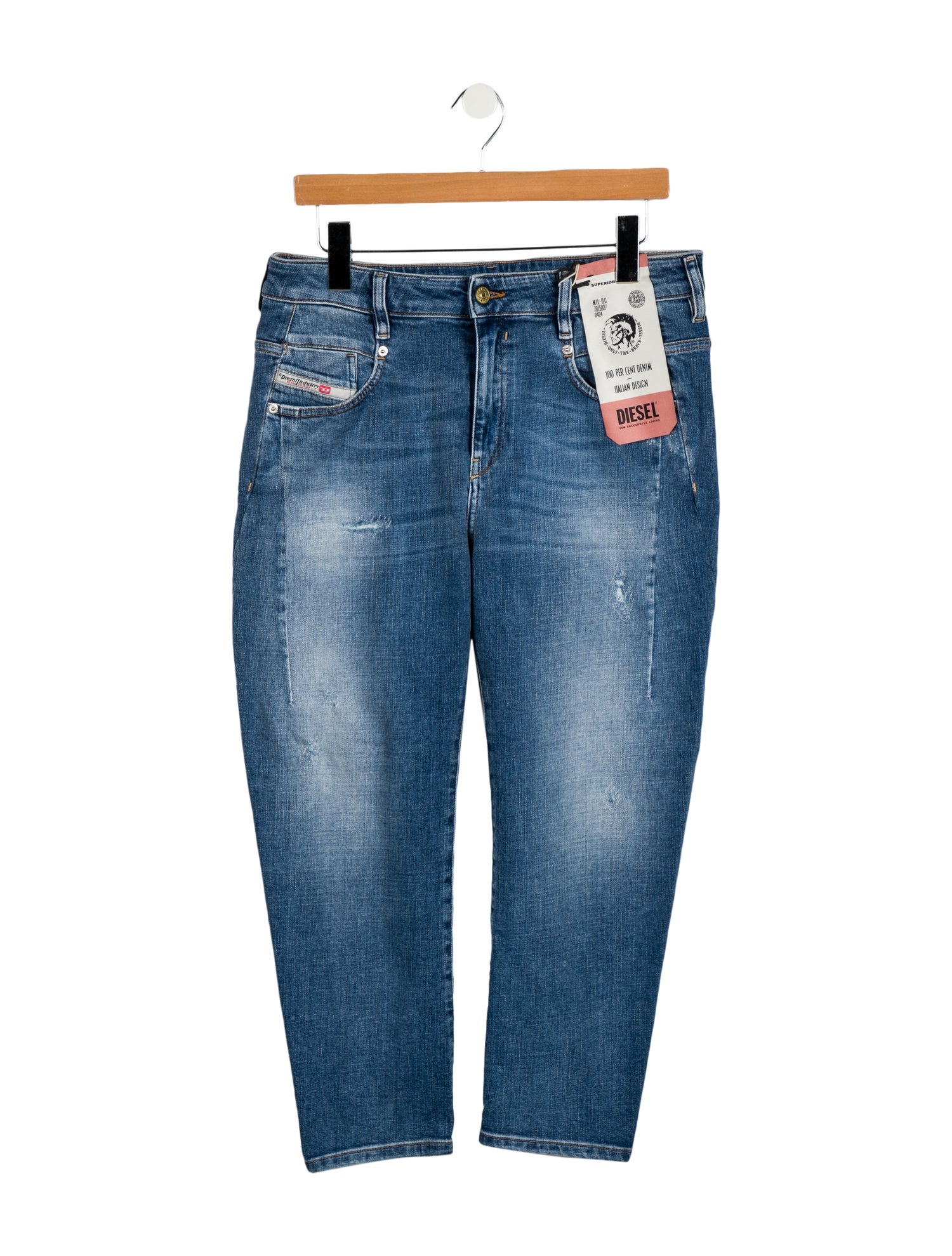 Diesel Mid-Rise Skinny Leg Jeans