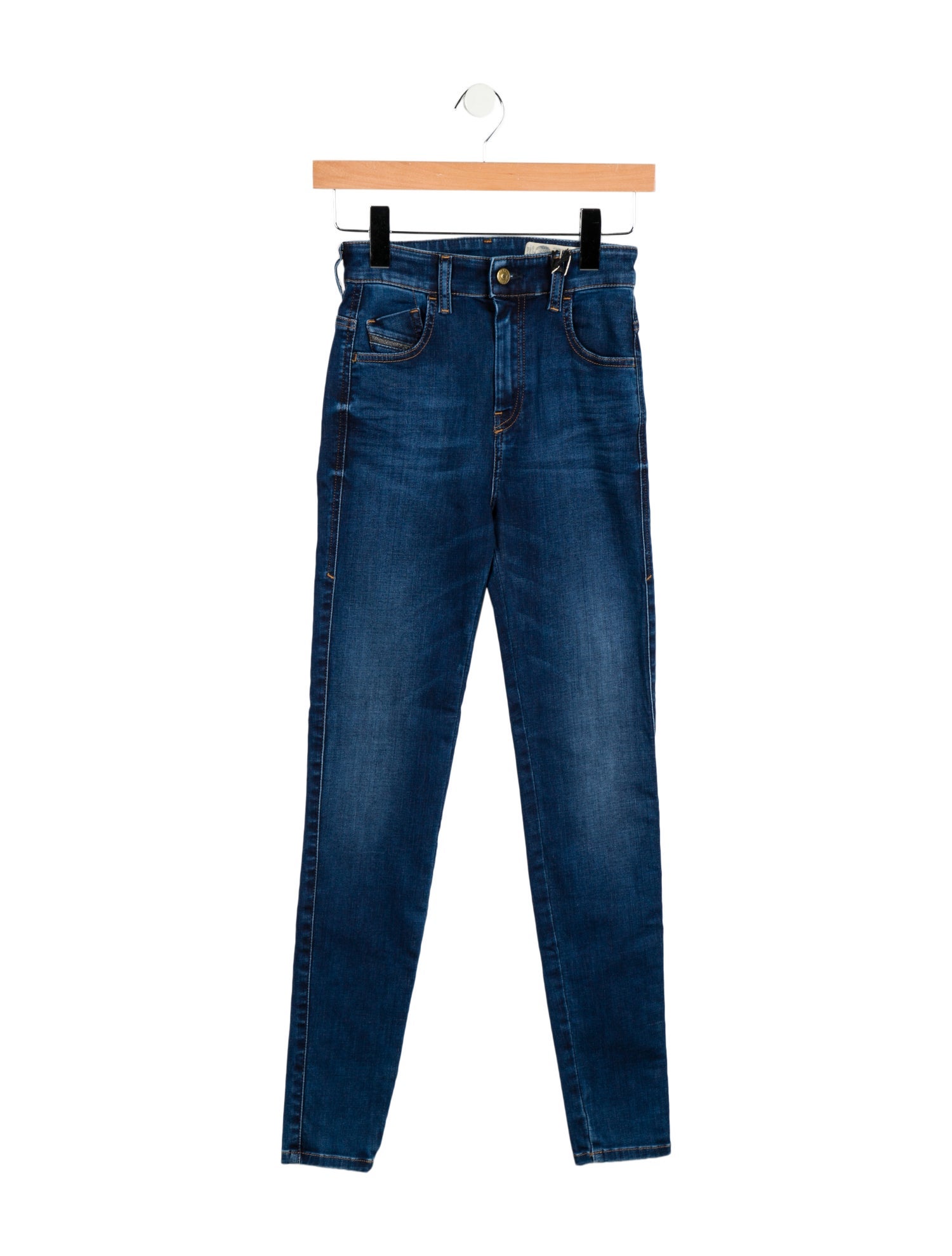 Diesel Mid-Rise Skinny Leg Jeans
