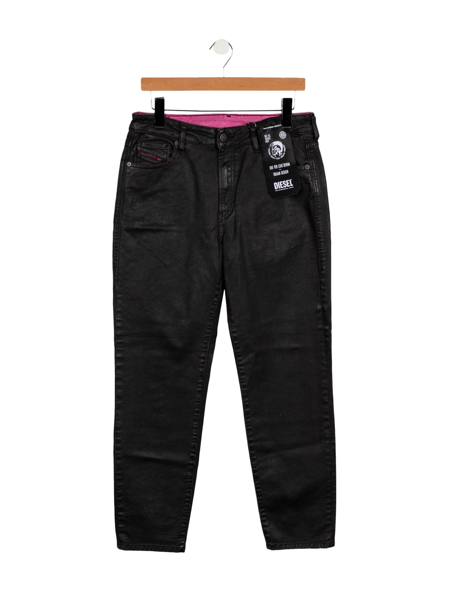 Diesel High-Rise Straight Leg Jeans