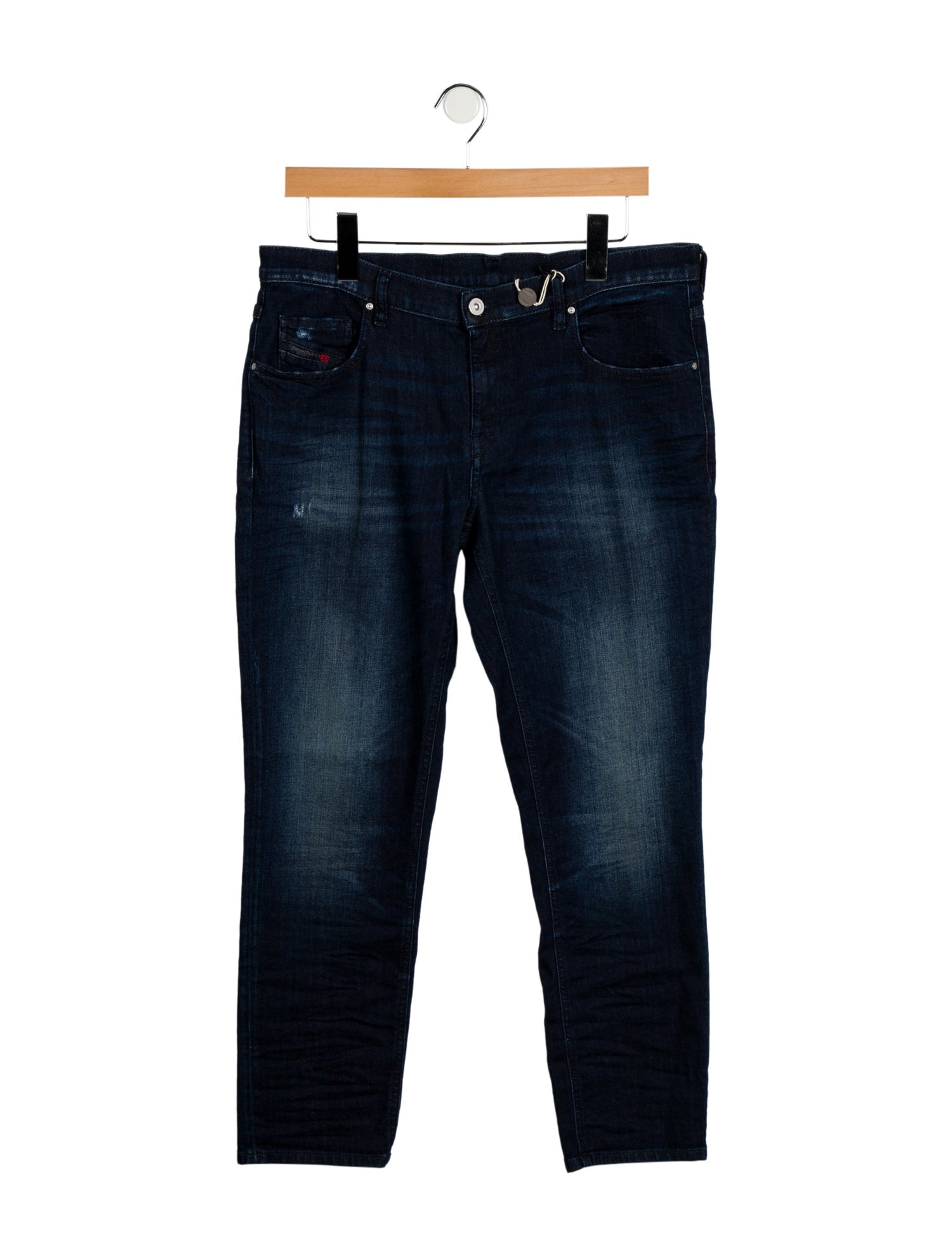 Diesel Mid-Rise Straight Leg Jeans