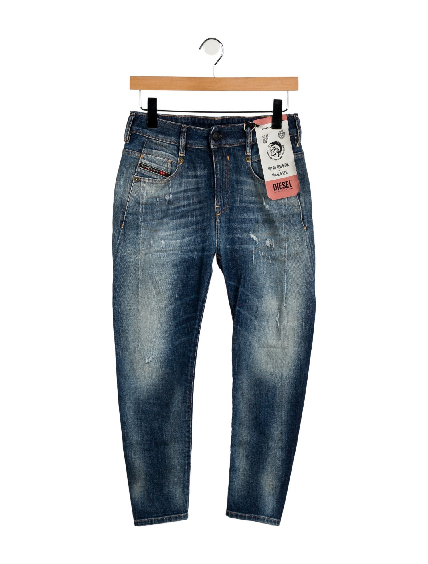 Diesel Mid-Rise Skinny Leg Jeans