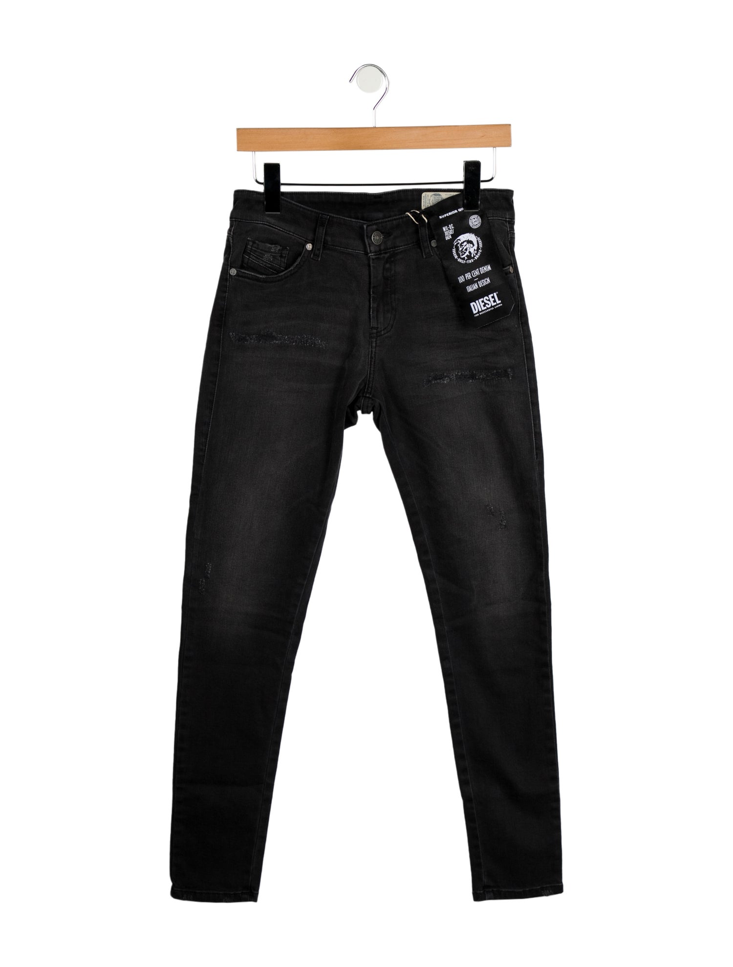 Diesel Mid-Rise Skinny Leg Jeans
