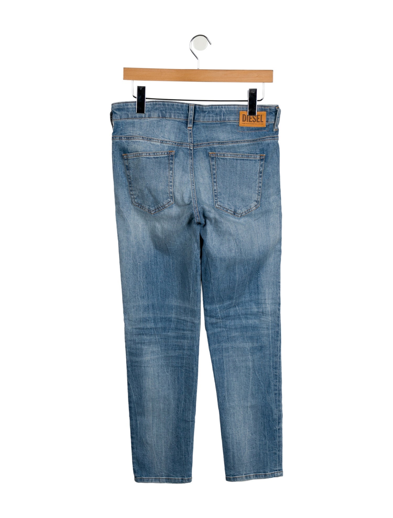 Diesel Mid-Rise Straight Leg Jeans