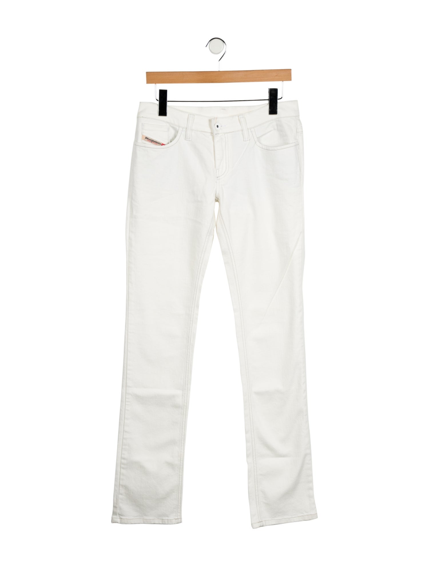 Diesel Mid-Rise Straight Leg Jeans