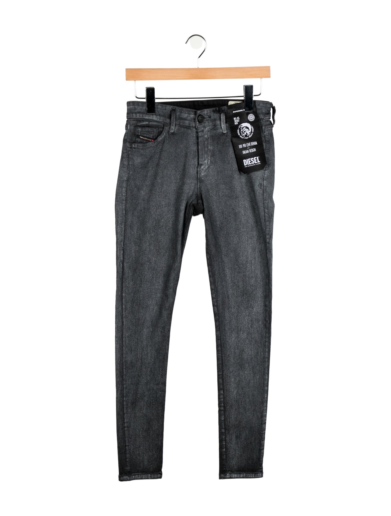 Diesel Mid-Rise Skinny Leg Jeans