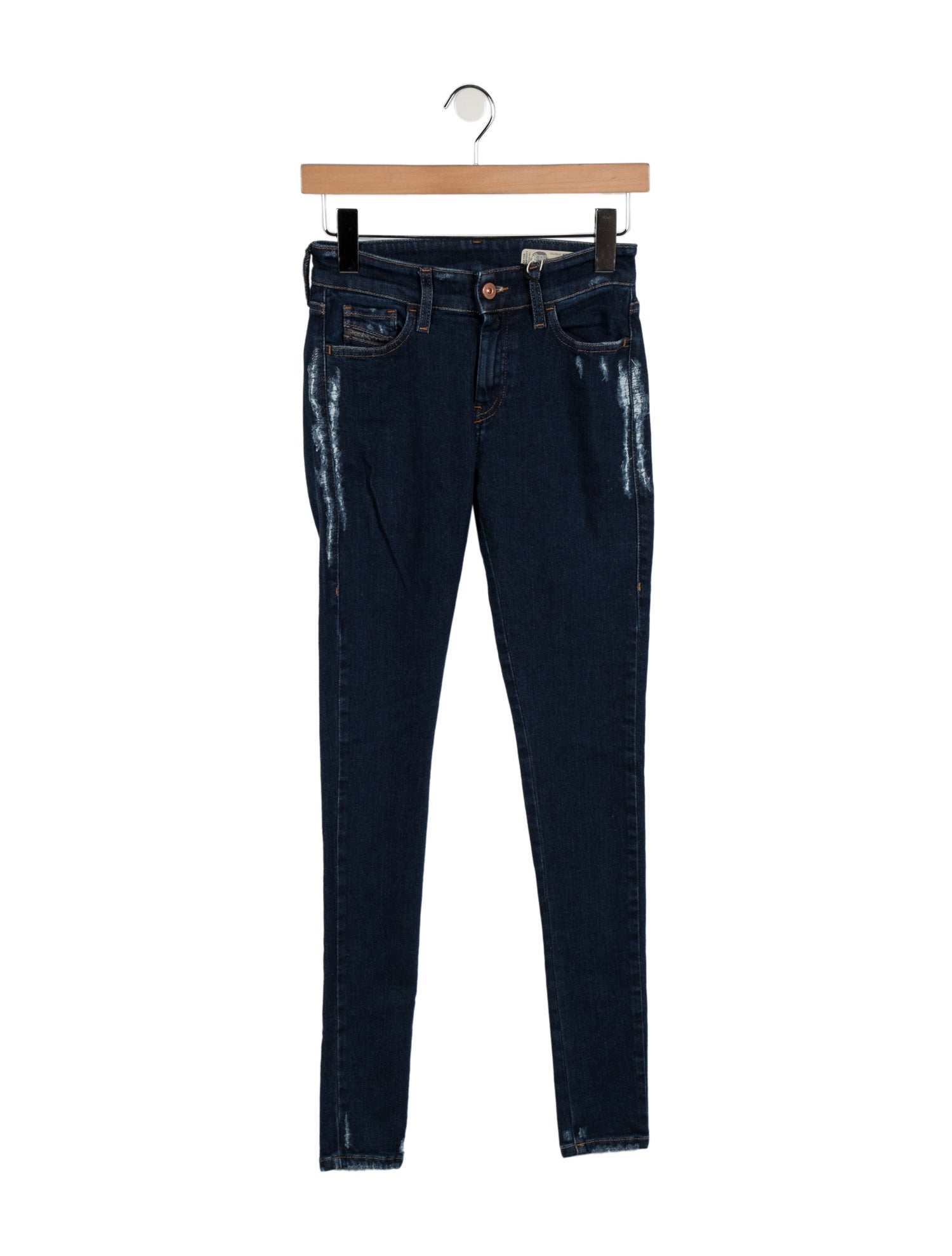 Diesel Mid-Rise Skinny Leg Jeans