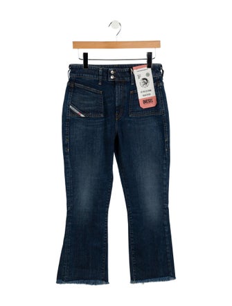 Diesel Mid-Rise Straight Leg Jeans