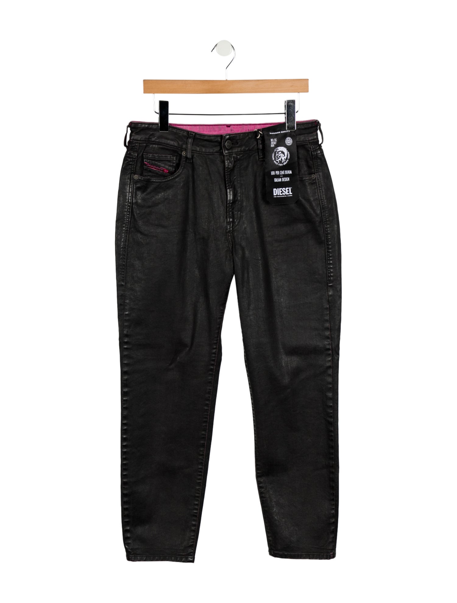 Diesel Mid-Rise Straight Leg Jeans