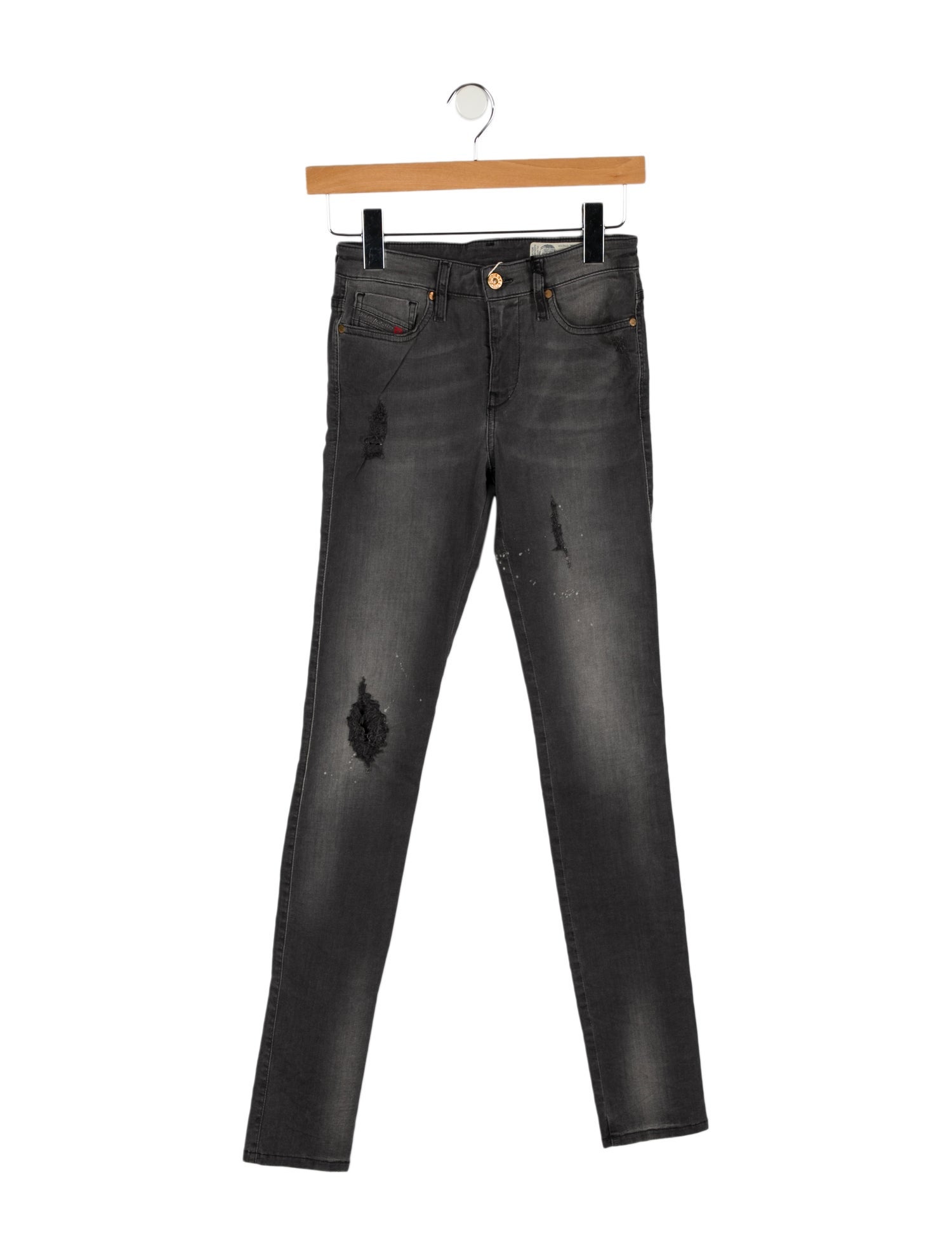 Diesel Mid-Rise Skinny Leg Jeans