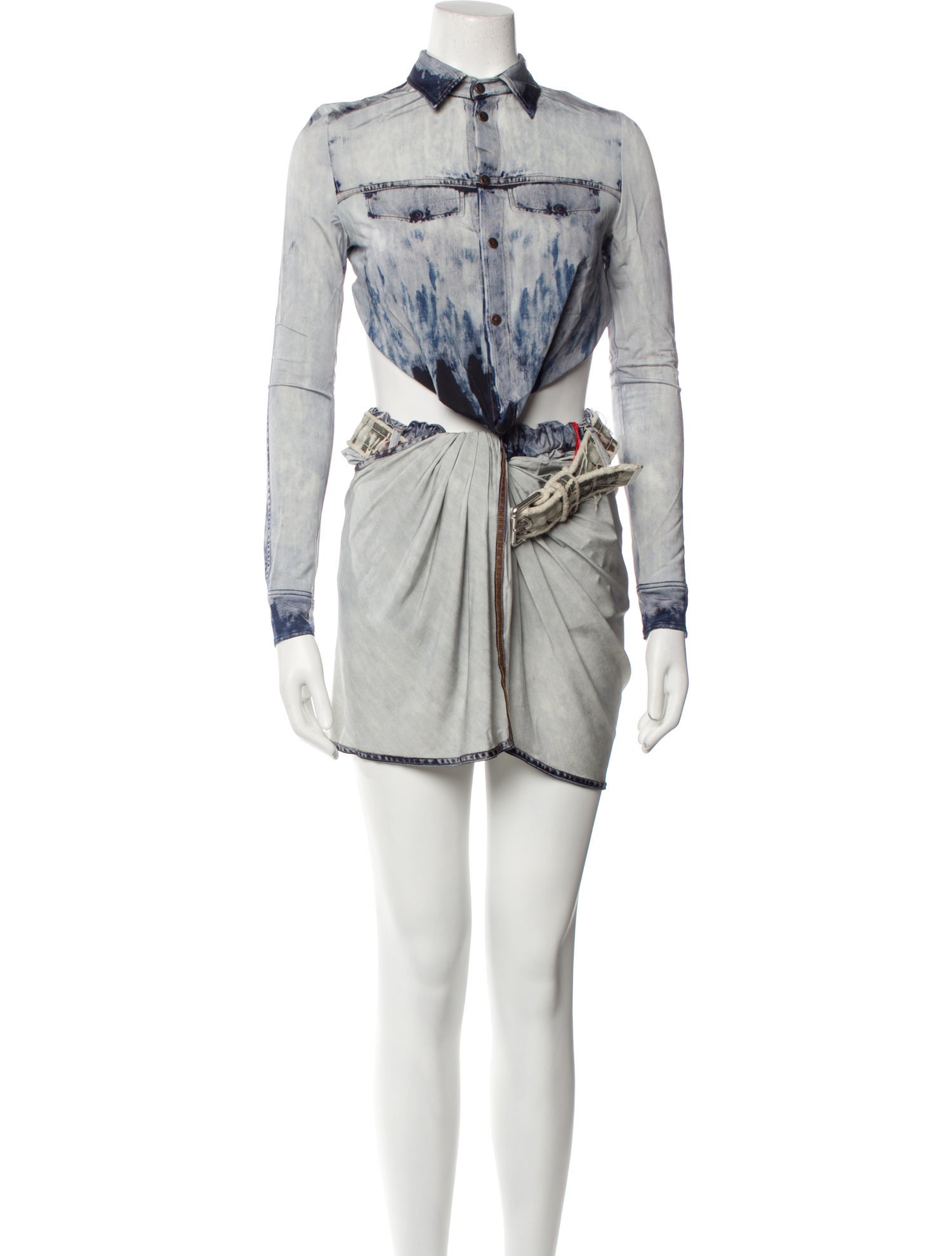 Diesel Tie-Dye Print Skirt Set