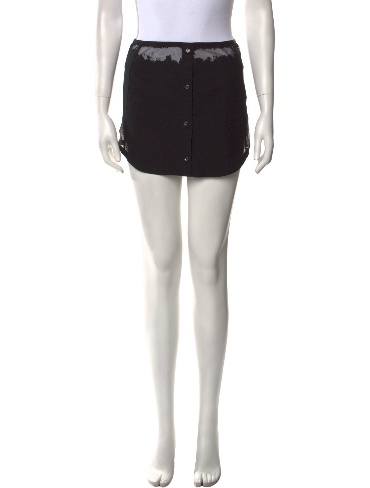 Diesel Mesh Accents Mini Skirt w/ Tags