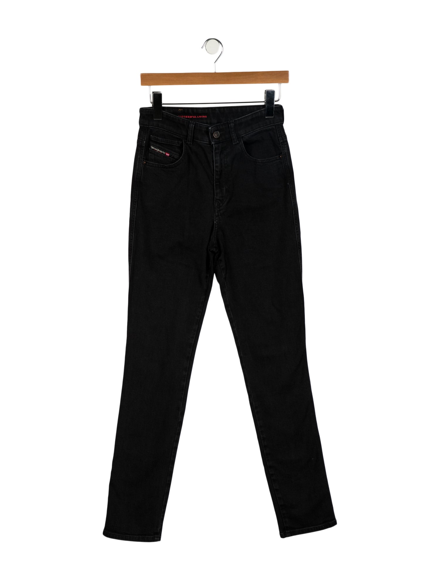 Diesel Mid-Rise Straight Leg Jeans