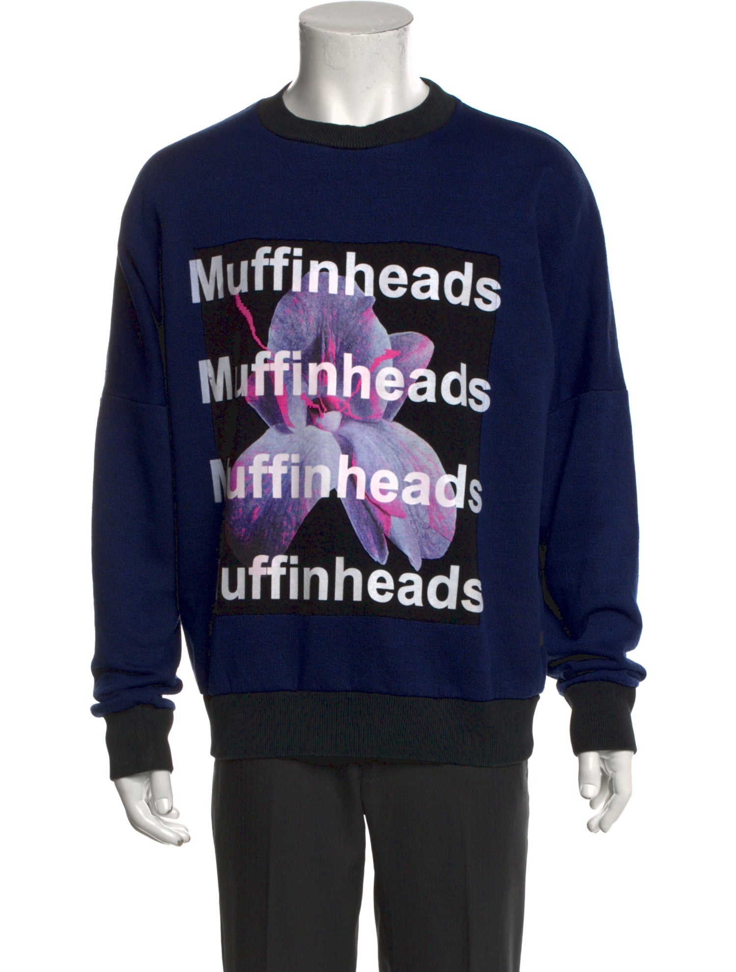 Diesel Graphic Print Crew Neck Pullover