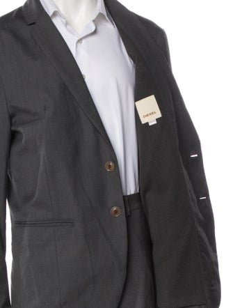 Diesel Embroidered Accent Blazer