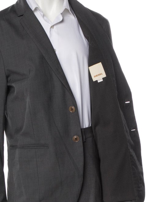 Diesel Embroidered Accent Blazer