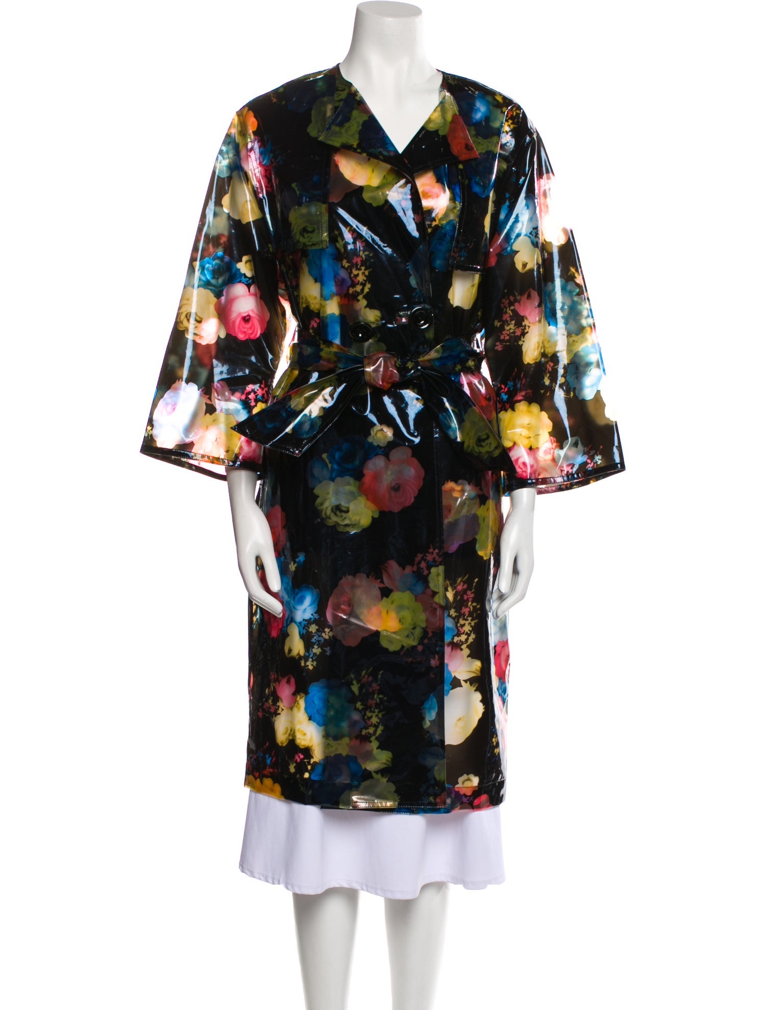 Diesel Floral Print Coat