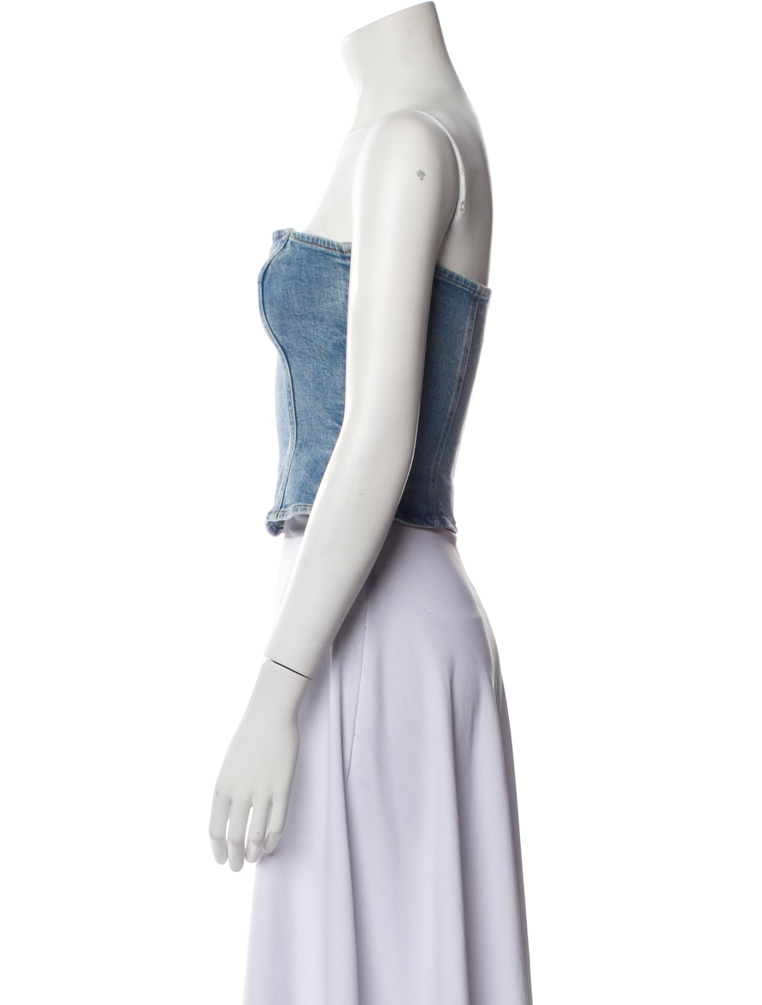 Diesel Strapless Crop Top