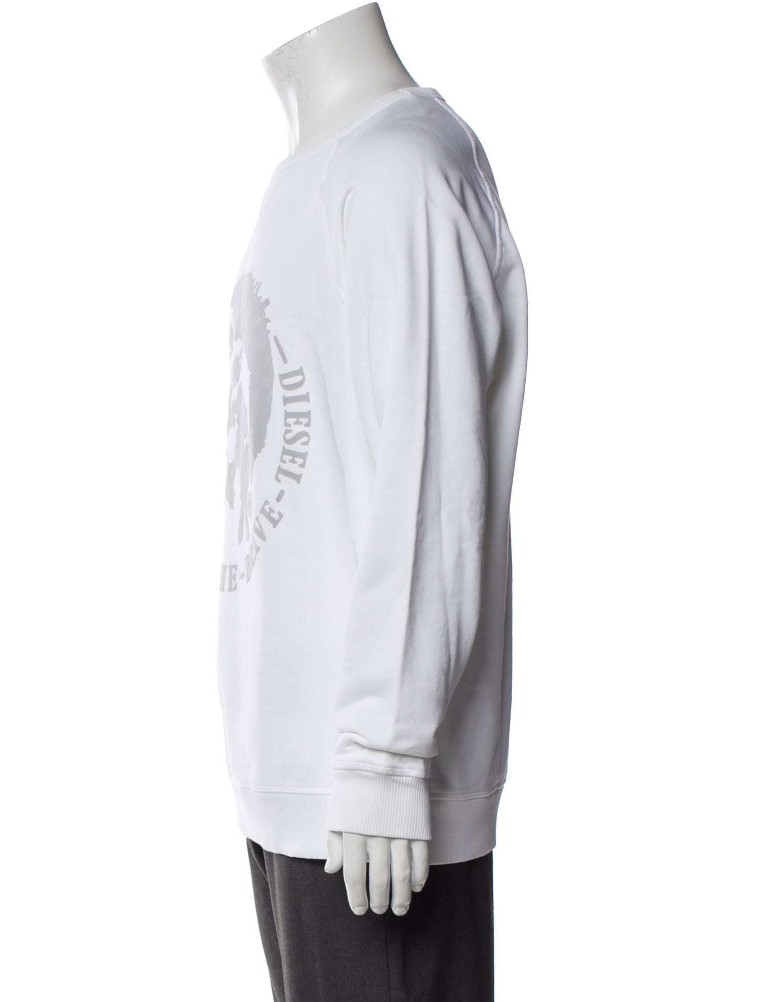 Diesel Graphic Print Crew Neck Sweatshirt