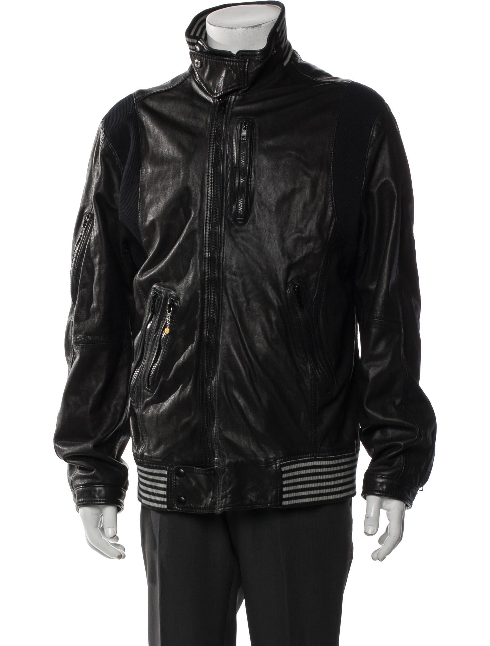 Diesel Lamb Leather Moto Jacket