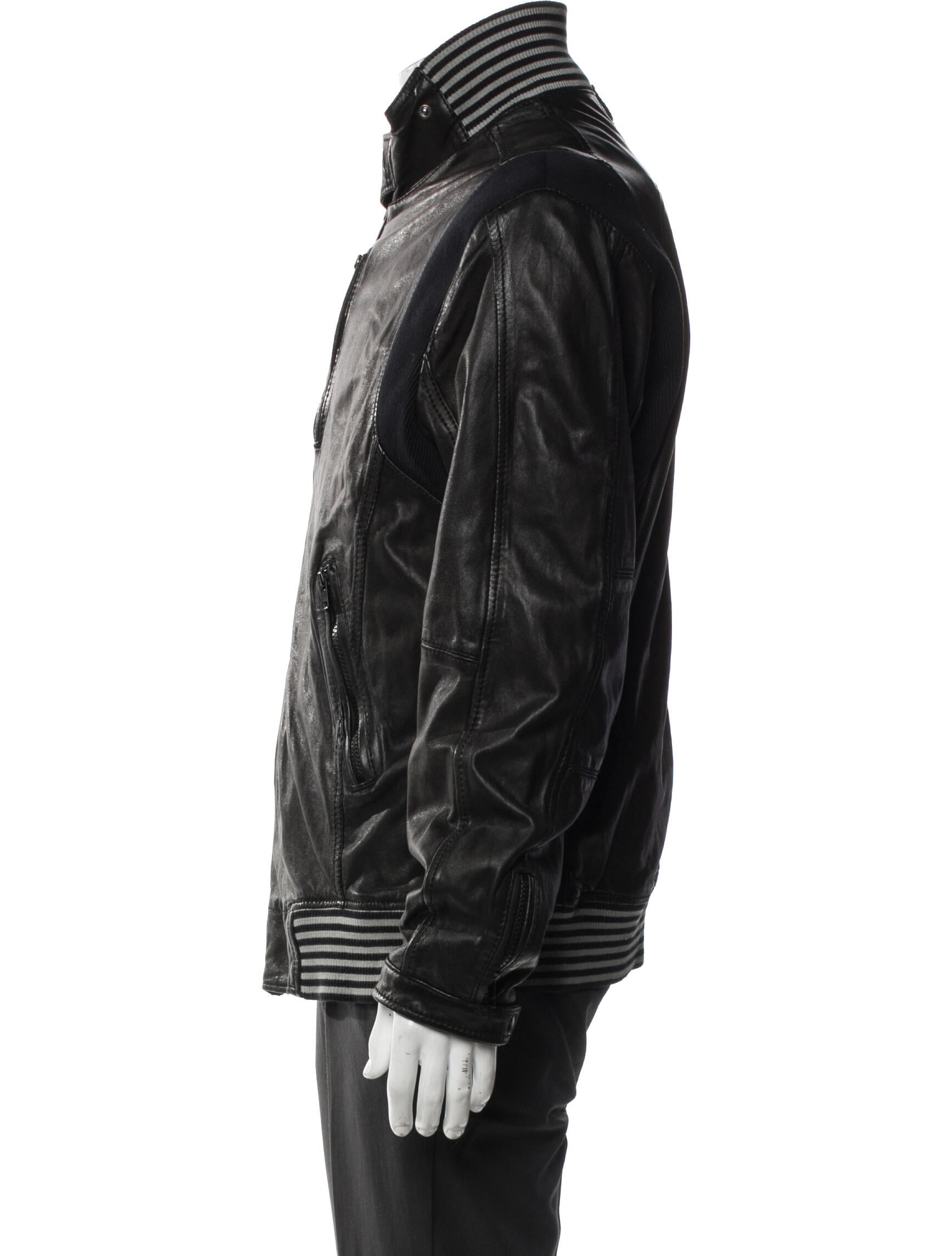 Diesel Lamb Leather Moto Jacket