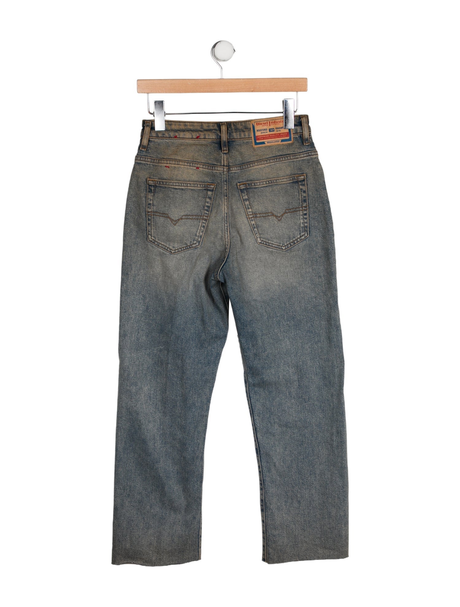Diesel High-Rise Wide Leg Jeans