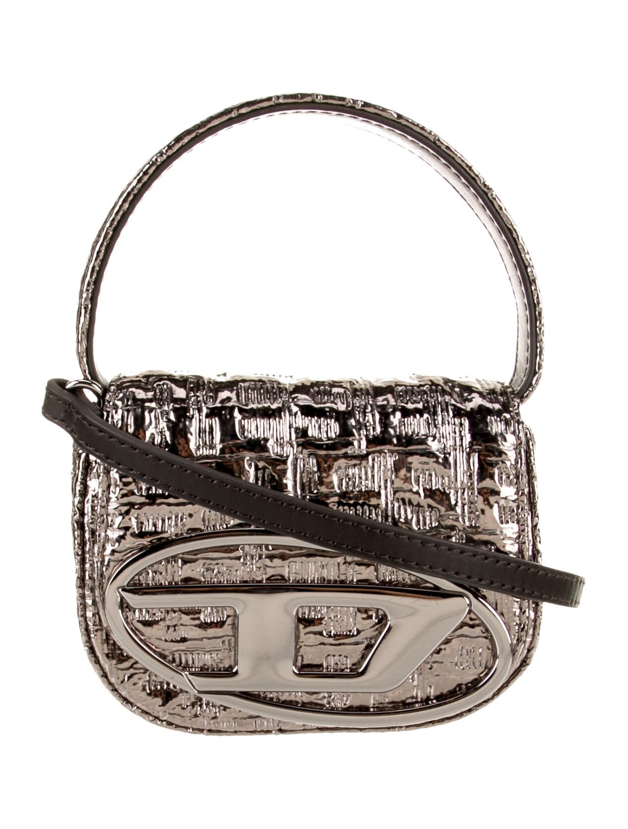 Diesel Patent Leather Crossbody Bag