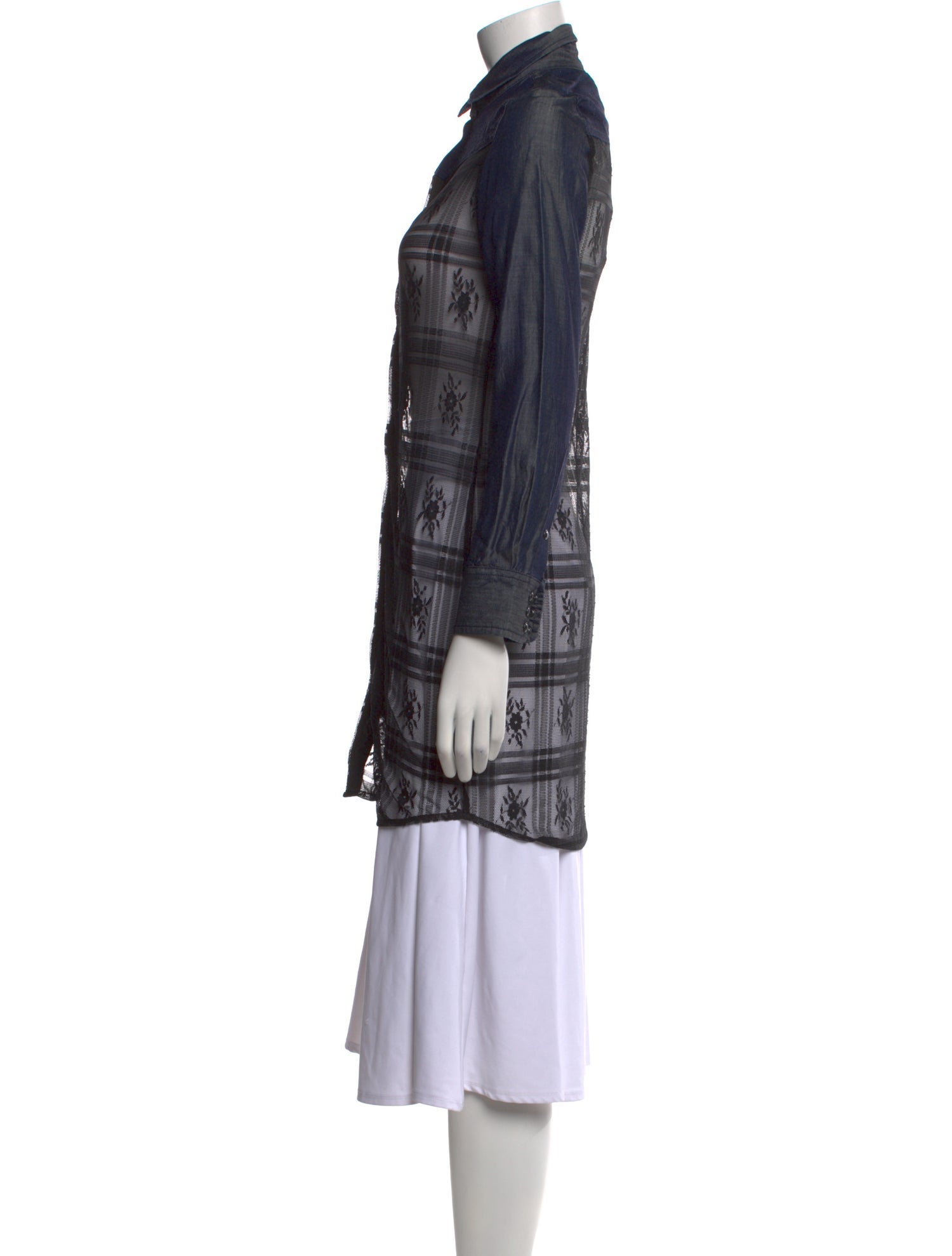 Diesel Nylon Graphic Print Tunic w/ Tags