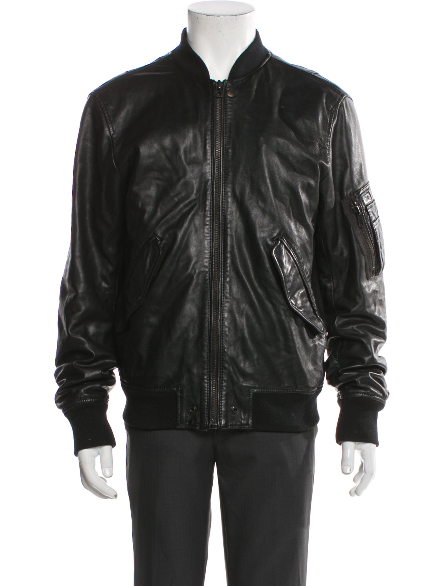 Diesel Shearling Bomber Jacket