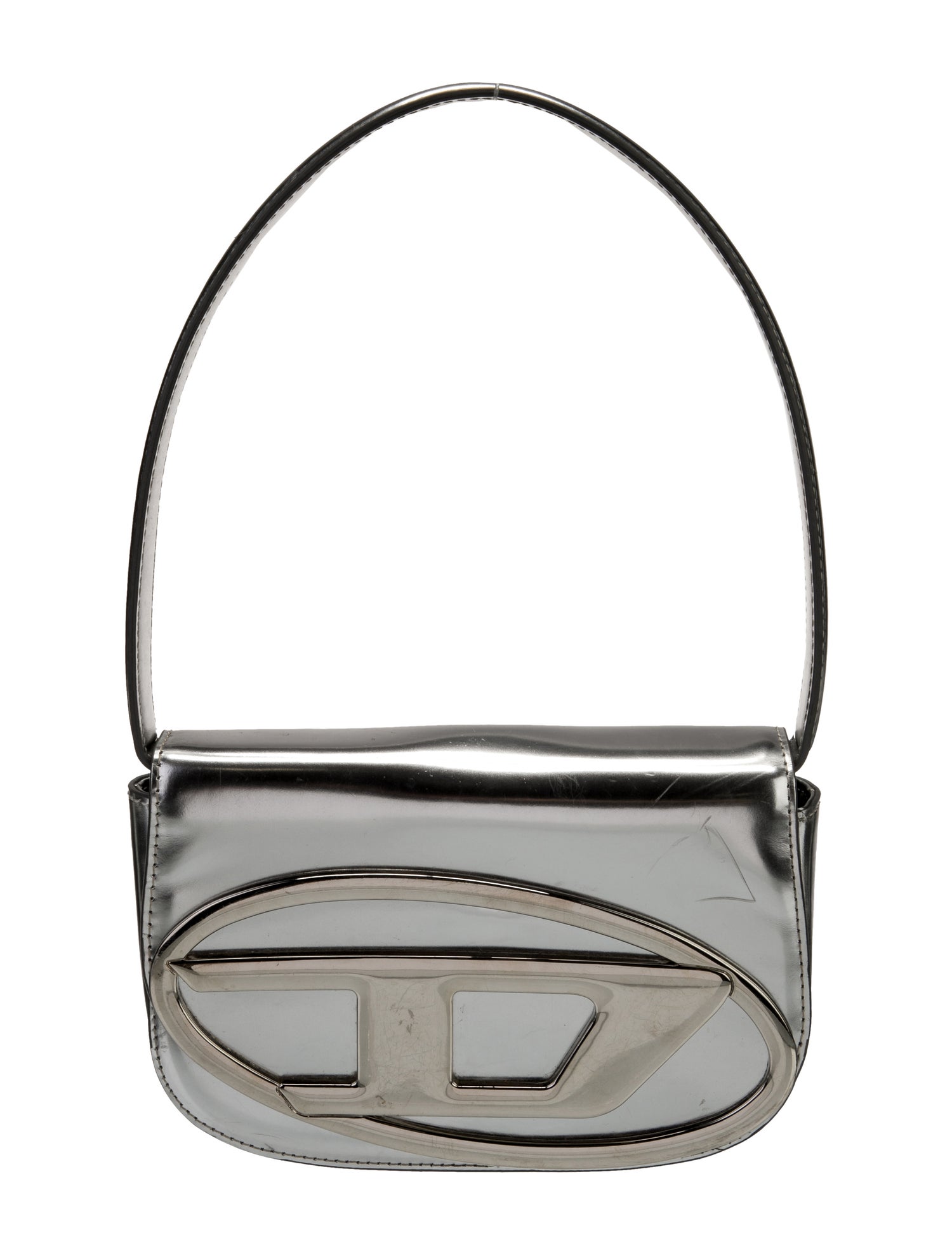 Diesel Patent Leather Shoulder Bag