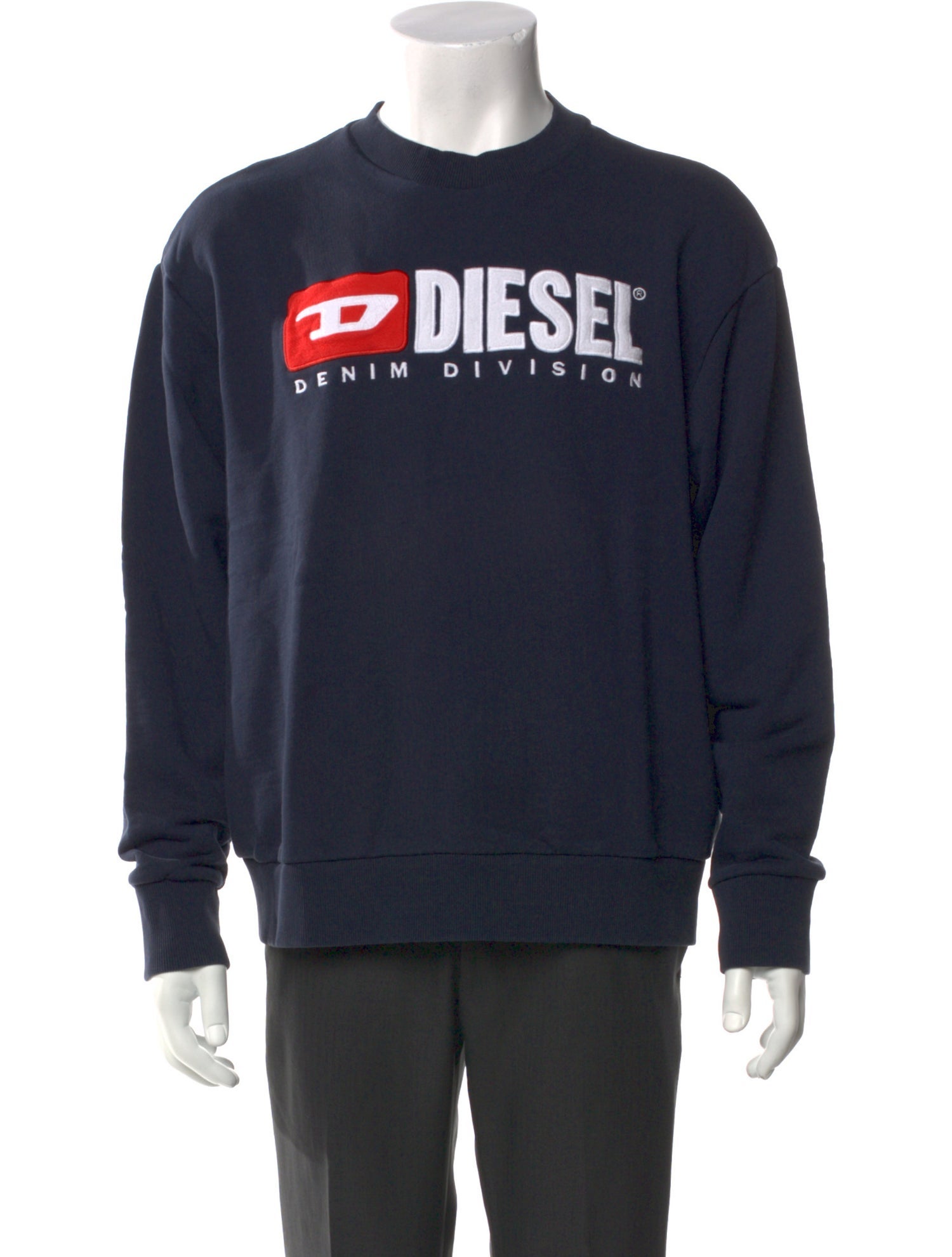 Diesel Graphic Print Crew Neck Sweatshirt