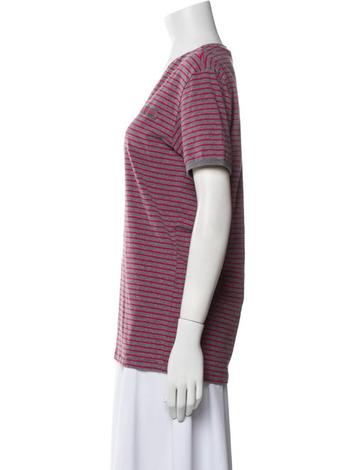 Diesel Striped V-Neck T-Shirt