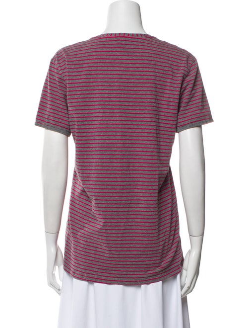 Diesel Striped V-Neck T-Shirt