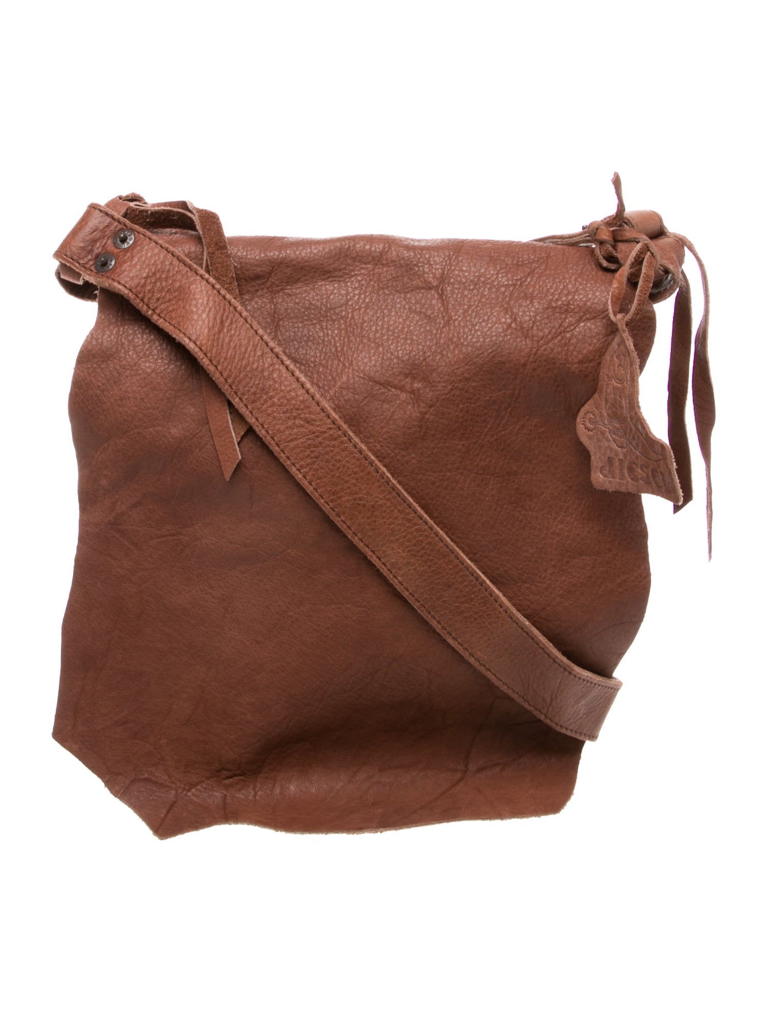Diesel Leather Messenger Bag