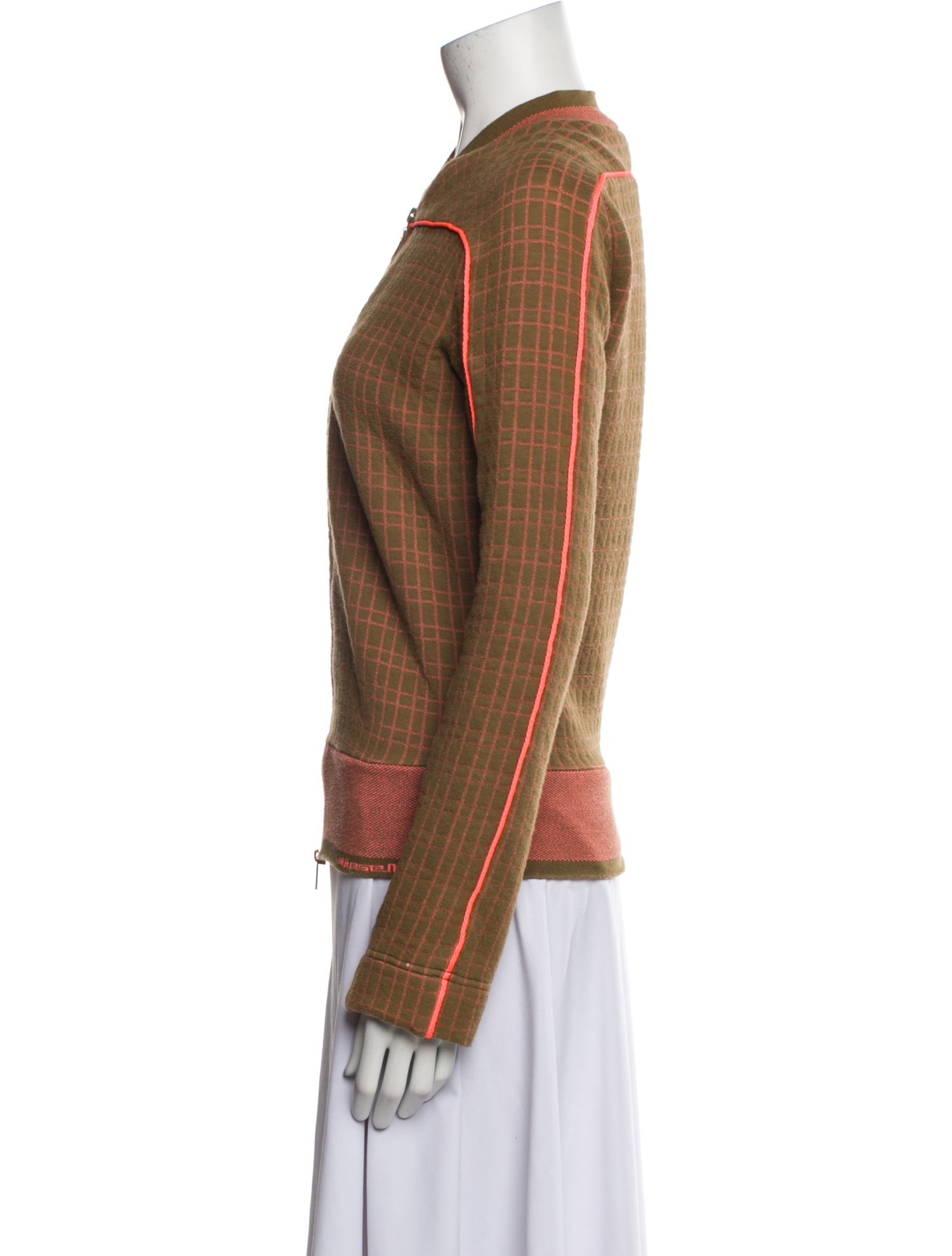 Diesel Plaid Print Blazer