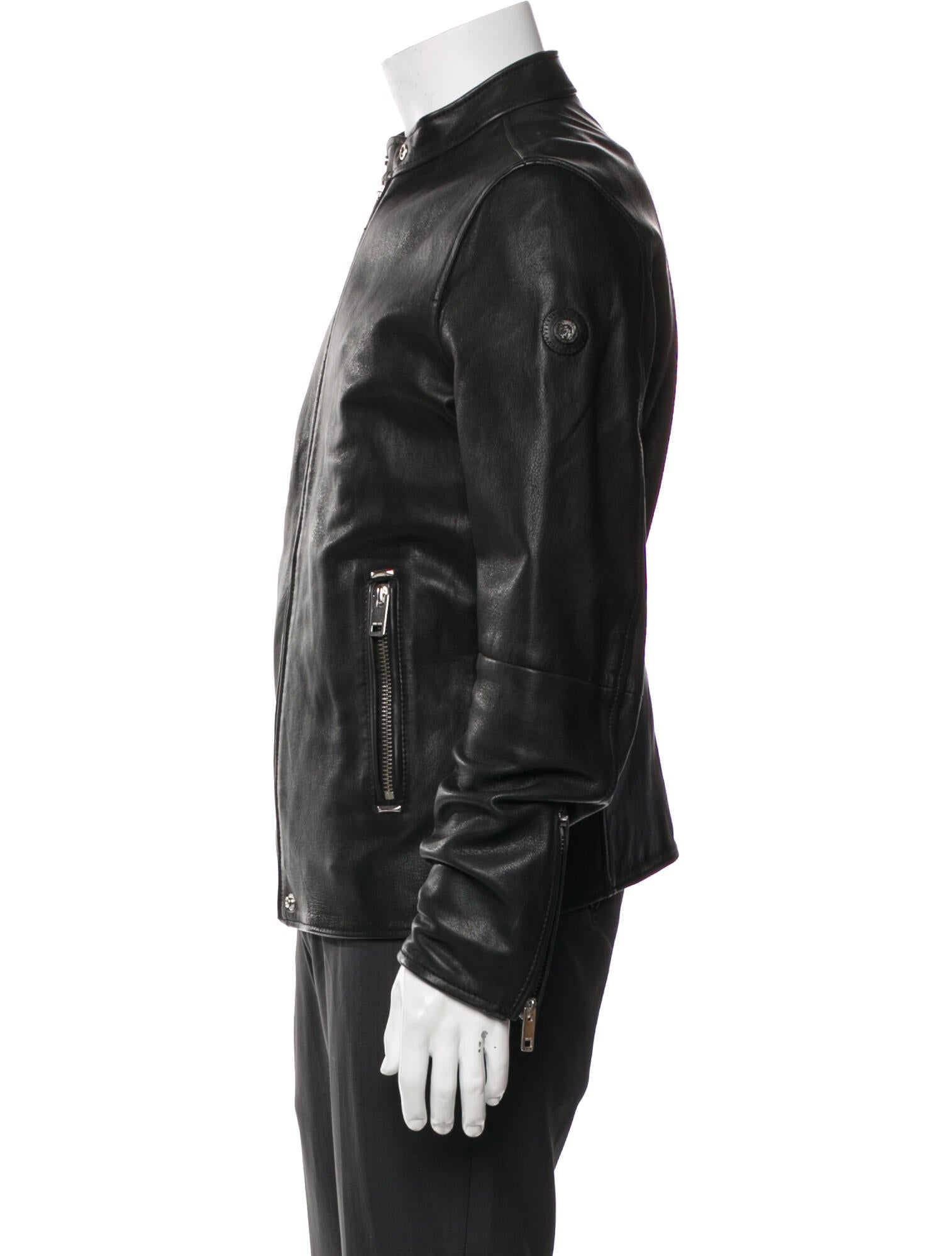 Diesel Lambskin Moto Jacket