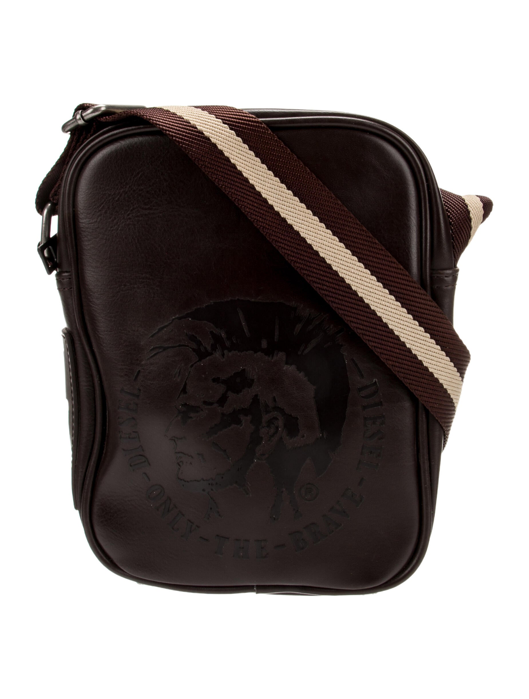 Diesel Leather Crossbody Bag