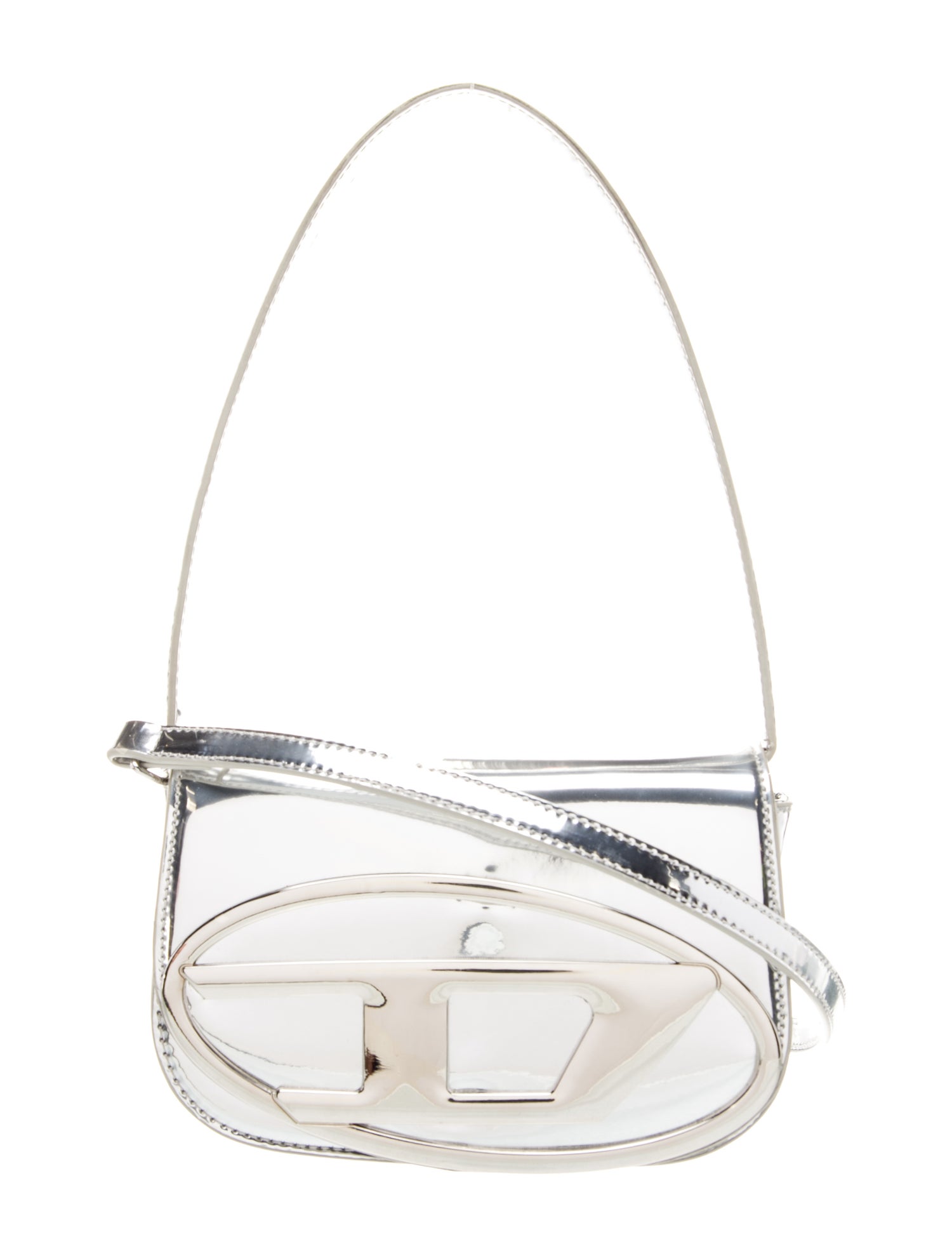 Diesel Patent Leather Top Handle Bag