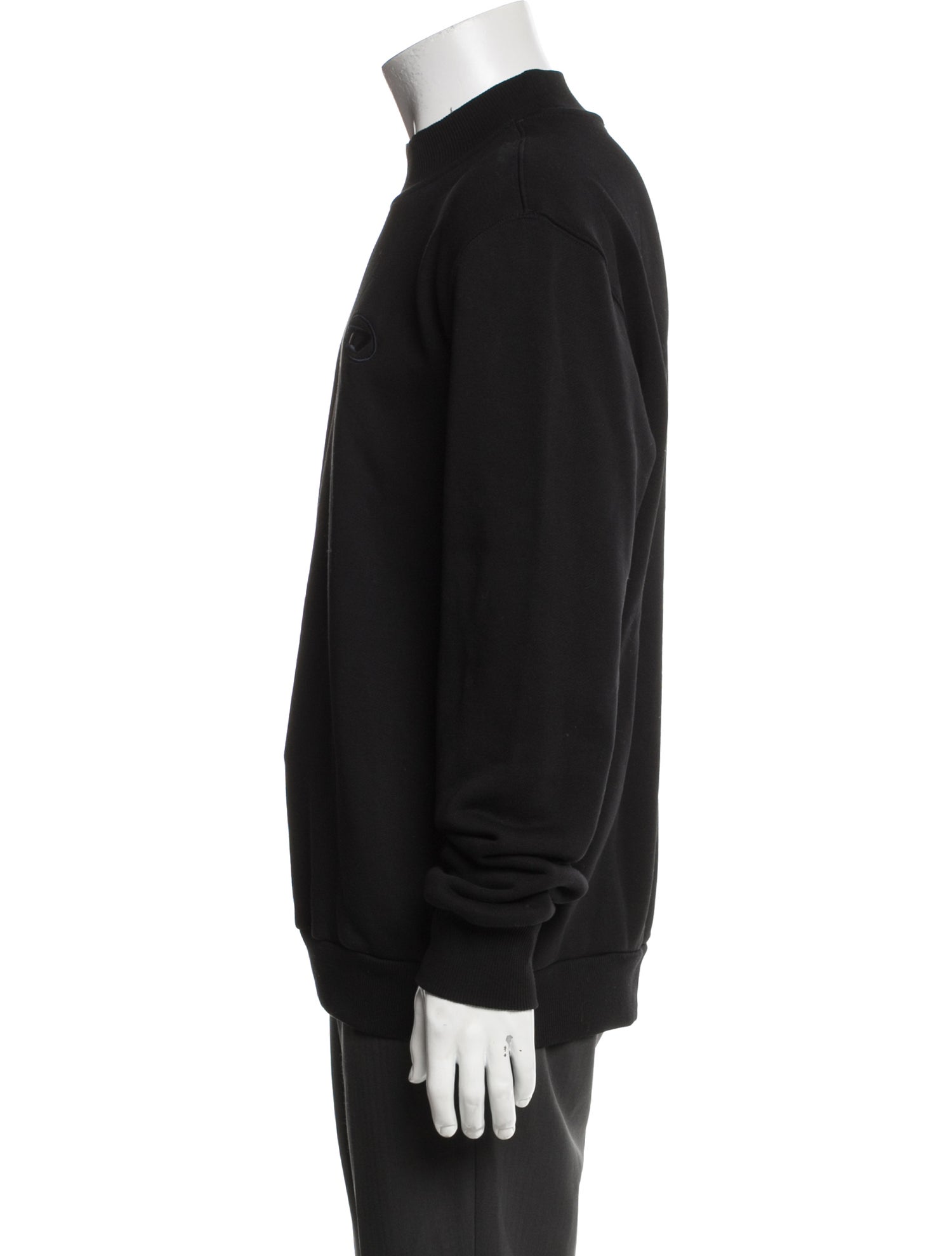 Diesel Mock Neck Long Sleeve Pullover