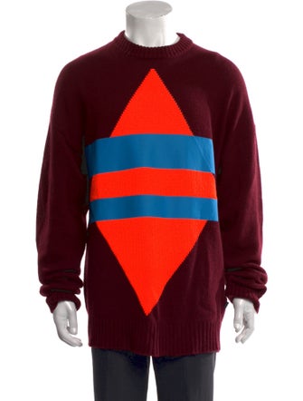 Diesel Wool Graphic Print Pullover