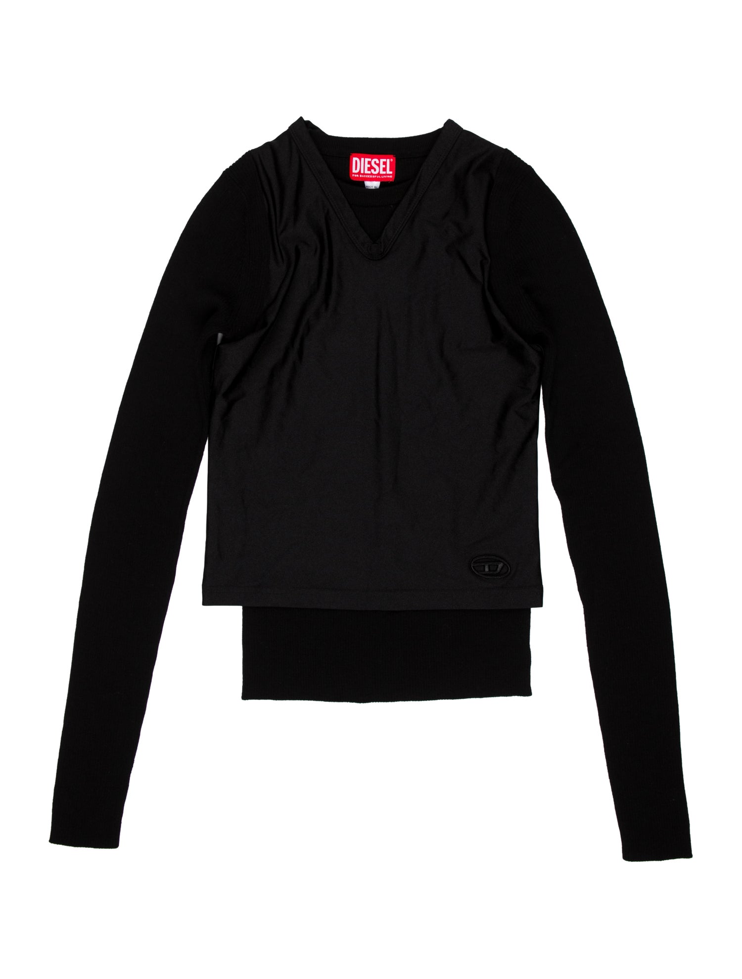 Diesel V-Neck Long Sleeve Pullover w/ Tags