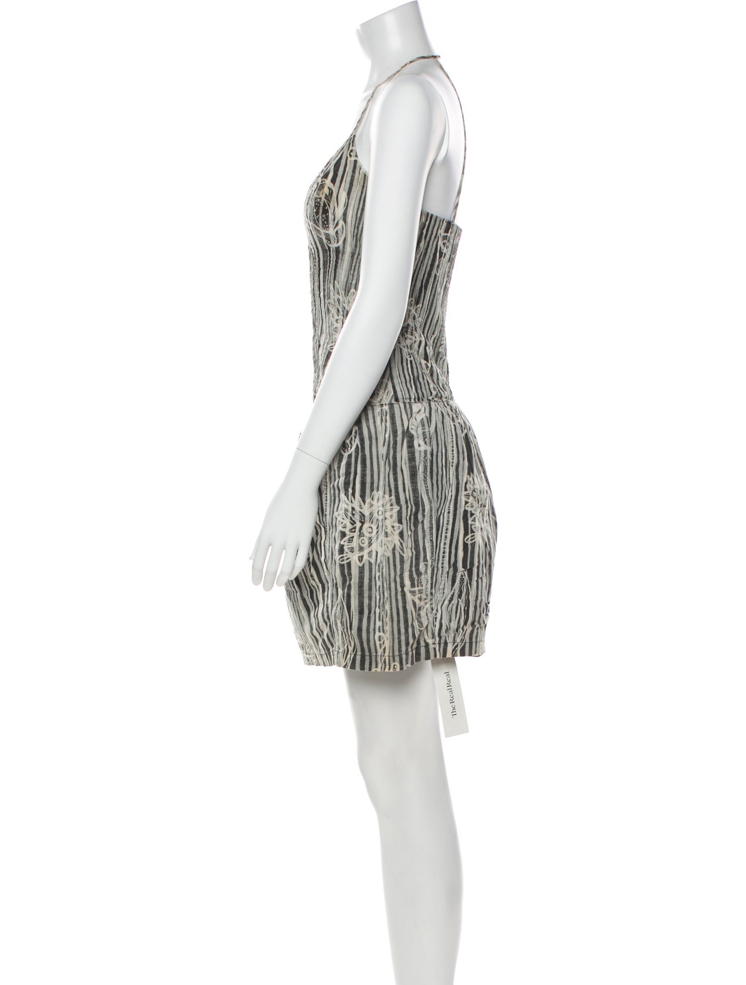 Diesel Striped Mini Dress