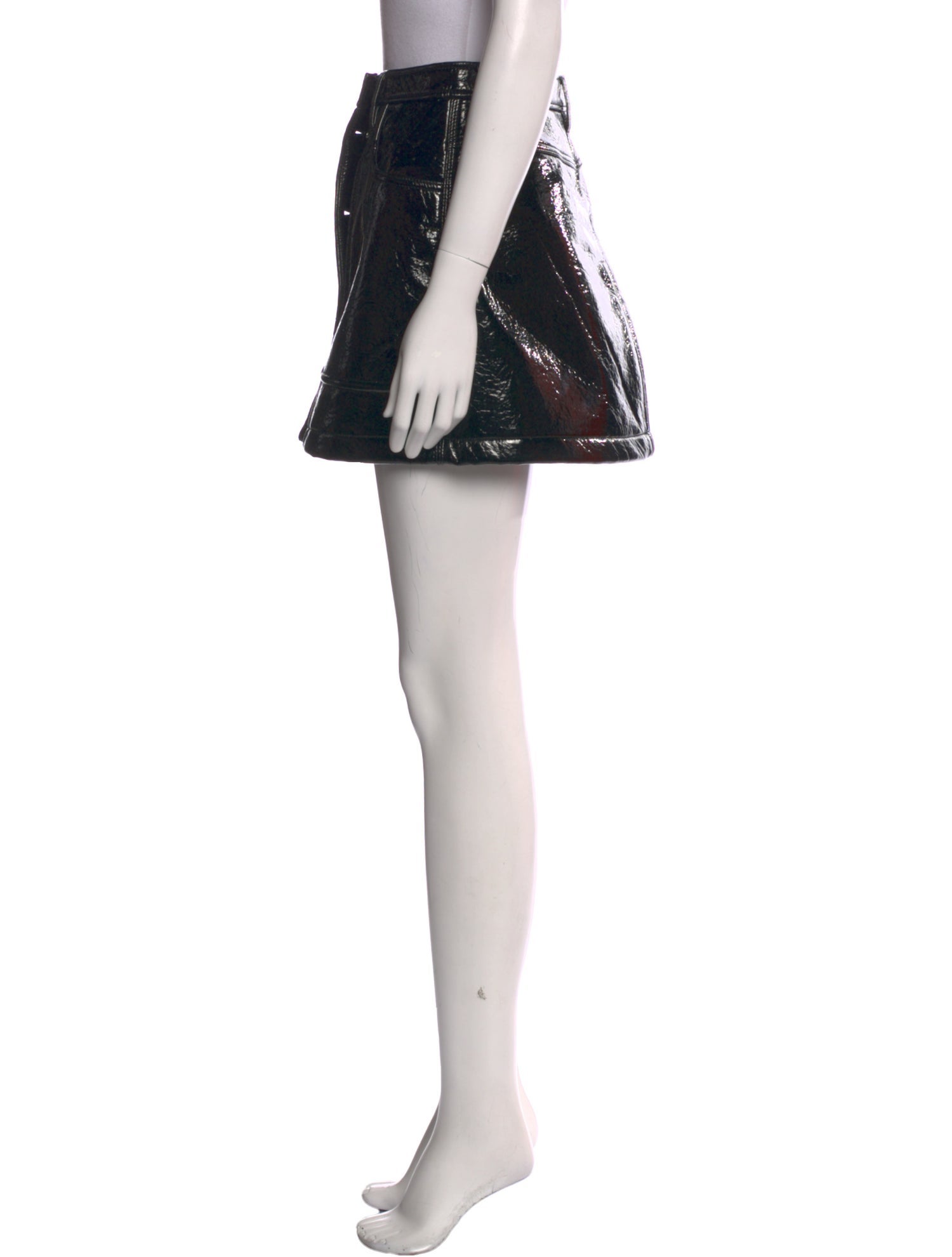 Diesel Faux Leather Mini Skirt w/ Tags