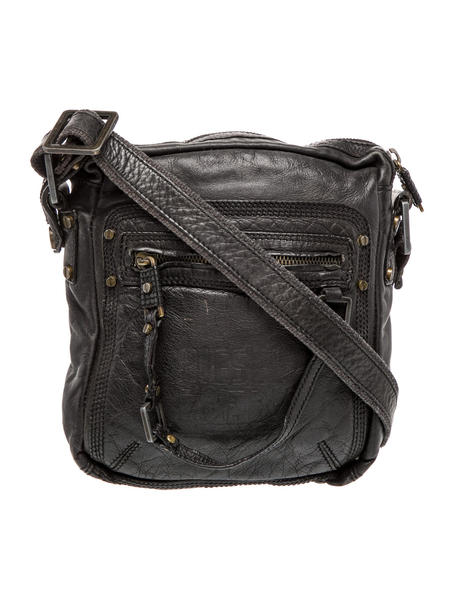 Diesel Leather Messenger Bag
