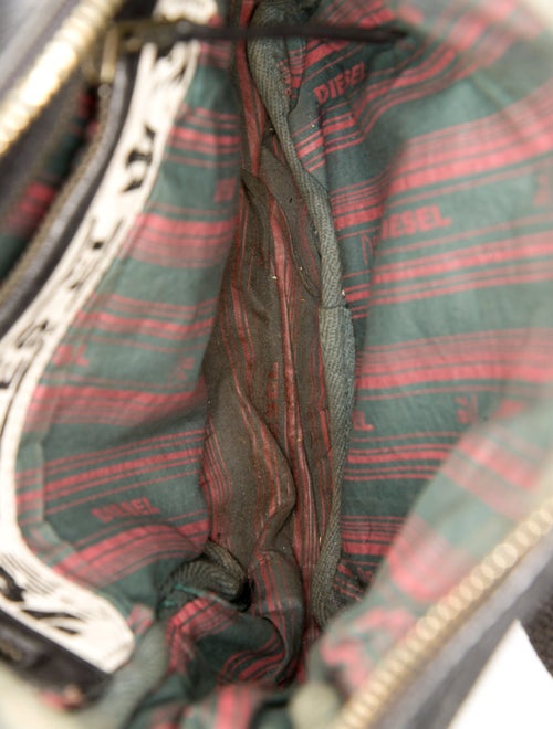 Diesel Leather Messenger Bag