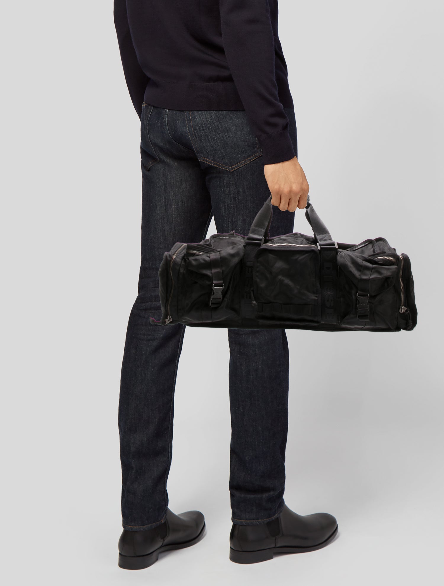 Diesel Nylon Weekender Bag