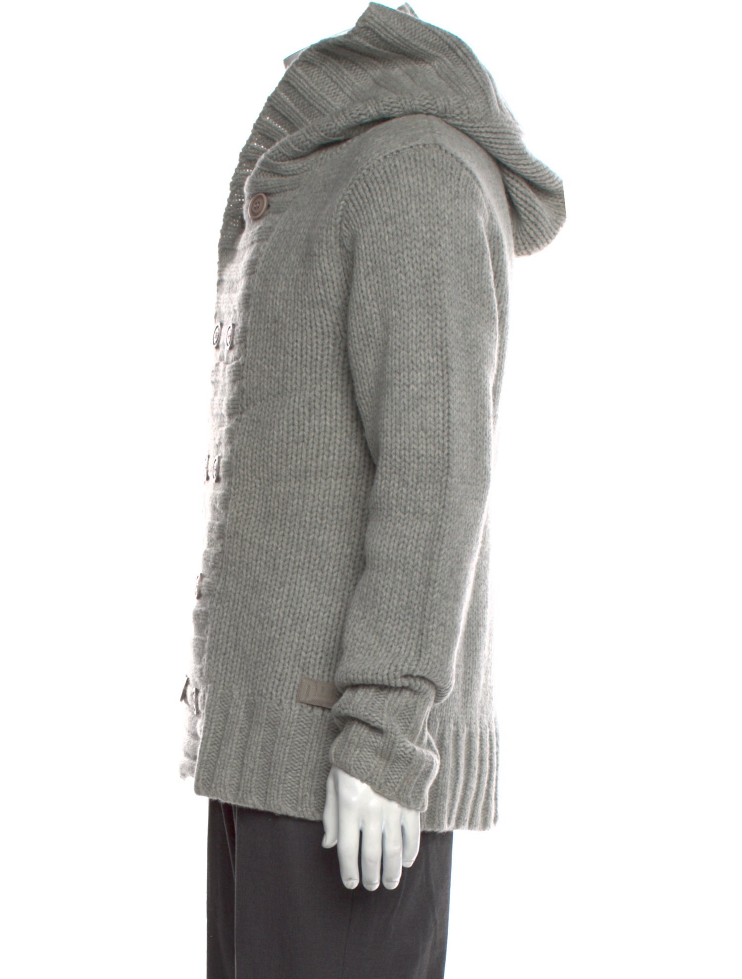 Diesel Wool Turtleneck Cardigan